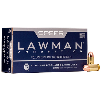 45 ACP 230gr TMJ Speer Lawman Ammo Box (50 rds)