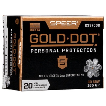 Buy This 40 S&W 165 gr GDHP Speer GoldDot Ammo for Sale