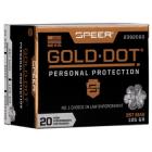 Buy This 357 Mag 125 gr GDHP Speer GoldDot Ammo for Sale