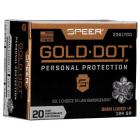 Buy This 9mm Luger (9x19mm) 124 gr (+P) GDHP Speer GoldDot Ammo for Sale