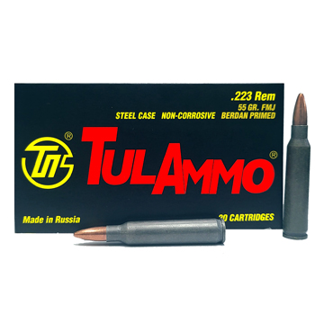 223 Remington (5.56x45mm) 55gr FMJ TulAmmo Ammo Battle Pack (300 rds)