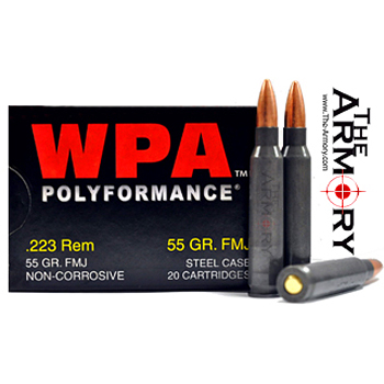 Buy This 223 Remington (5.56x45mm) 55 gr FMJ Wolf Polyformance Ammo for Sale