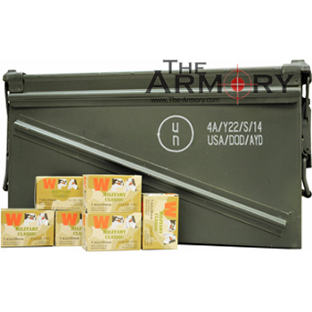223 Remington (5.56x45mm) 55gr FMJ Wolf MC Ammo Case in PA120 Ammo Can (1000 rds)