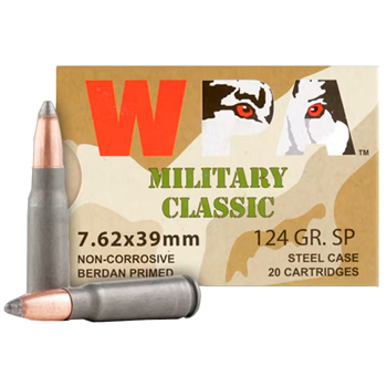 7.62x39 124gr SP Wolf MC Ammo Box (20 rds)