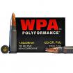 7.62x39 123gr FMJ Wolf WPA Polyformance Ammo