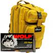 223 Rem 55gr FMJ Wolf Performance Ammo - 500rds in The Armory Tan Backpack