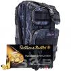 40 S&W 180gr FMJ S&B Ammo in The Armory Black Python Backpack (500 rds)