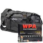 45 ACP 230gr FMJ Wolf WPA Polyformance Ammo in The Armory Black Range Bag (350 rds)