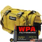 7.62x39 123gr FMJ Wolf WPA Polyformance Ammo in The Armory Tan Range Bag (200 rds)