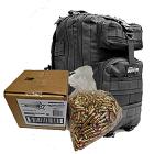 9mm 115gr FMJ Federal Independence Ammo - 1000rds in The Armory Black Backpack