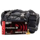 9mm 124gr FMJ Federal American Eagle Ammo - 350rds in The Armory Black Python Range Bag