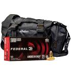 9mm 124gr FMJ Federal American Eagle Ammo - 500rds in The Armory Black Range Bag