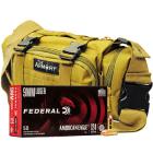 9mm 124gr FMJ Federal American Eagle Ammo - 500rds in The Armory Tan Range Bag