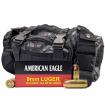 9mm 115gr FMJ American Eagle Ammo - 500rds in The Armory Black Python Range Bag
