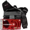 9mm 115gr FMJ Federal Champion Training Ammo - 350rds in The Armory Black Shoulder Bag