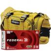 9mm 115gr FMJ Federal Champion Training Ammo - 350rds in The Armory Tan Range Bag