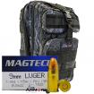 9mm 115gr FMJ Magtech Ammo - 500rds in The Armory Black Python Backpack