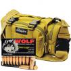 9mm Luger 115gr FMJ Wolf Performance Ammo in The Armory Tan Range Bag (500 rds)
