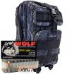 9mm 115gr FMJ Wolf Performance Ammo - 1000rds in The Armory Black Python Backpack