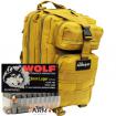 9mm 115gr FMJ Wolf Performance Ammo - 1000rds in The Armory Tan Backpack