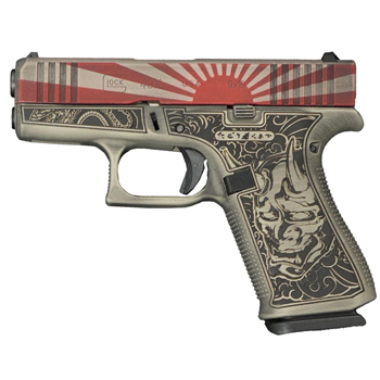 Glock 43X Custom Rising Sun Bushido Battle Worn | 9mm