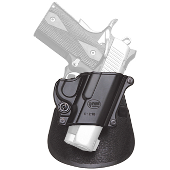 Fobus Compact Paddle Holster | 1911 | 45 | OWB | Right Hand | Black