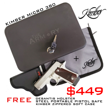 Kimber Micro Stainless Rosewood - 380 ACP