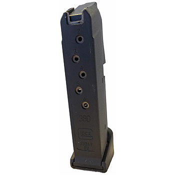 Glock 42 Magazine | 380 Auto | 6rds w/Ext