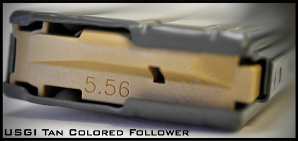 The Armory 30 Round AR-15 Magazine with Tan Military Follower