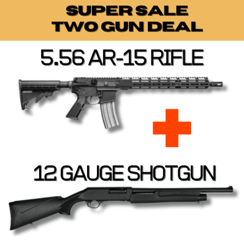  Rifle & Shotgun Deal - Del-Ton AR15 + Dickinson 12GA Shotgun