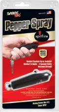 Sabre Pepper Spray Spitfire Black Keychain
