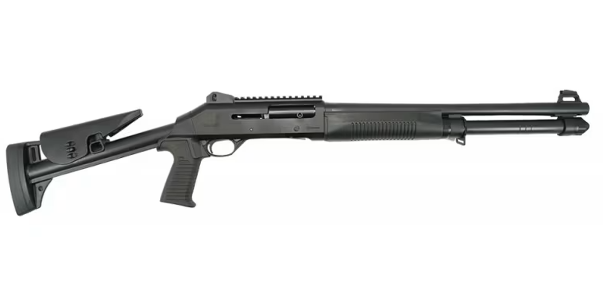 Ermox X-Defense-P M4 Tactical Semi-Auto Shotgun | 12 Gauge | Black