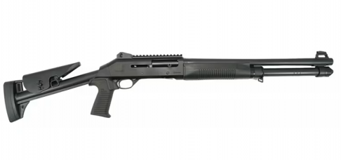 Ermox X-Defense-P M4 Tactical Semi-Auto Shotgun | 12 Gauge | Black