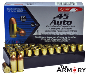 Buy This 45 ACP (45 Auto) 230 gr FMJ Aguila Ammo for Sale
