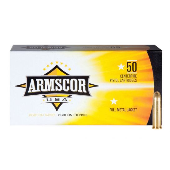 357 Magnum 158gr FMJ Armscor Precision Ammo Box (50 rds)