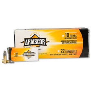 22LR 40gr Armscor Precision Standard Velocity SP Ammo Case (5000 rds)