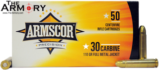 30 Carbine 110gr FMJ Armscor Precision Box (50rds)