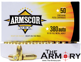 Buy This 380 Auto (ACP) 95 gr FMJ Armscor Precision Ammo for Sale