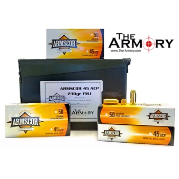 45 ACP 230gr FMJ Armscor Precision Ammo in Used 30 Cal Ammo Can (300 rds)