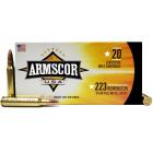 Armscor 223 Ammo - 55gr FMJ 20 Round Box - FAC223-1N