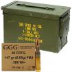 308 Winchester 147gr FMJ GGG Ammo 500 Rounds + Used Ammo Can