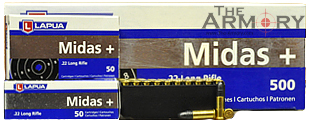 22LR 40gr Lapua Midas+ Ammo Box (50 rds)