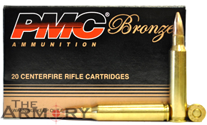 223 Remington (5.56x45mm) 55gr FMJBT PMC ammo (500 rds)