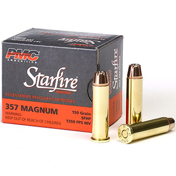357 Magnum 150gr SFHP PMC Starfire Hollow Point Ammo Box (20 rds) - 357SFA
