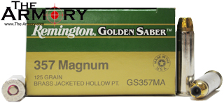 Buy This 357 Mag 125 gr HPJ Remington Golden Saber Ammo for Sale