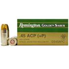 45 ACP (45 Auto) 185gr +P HPJ Remington Golden Saber Ammo Box (25 rds)