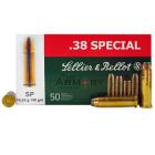 38 Special 158gr SP Sellier & Bellot Ammo Case (1000 rds)