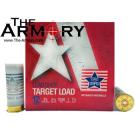12 GA 2-3/4" Lead Shot Target Load #7-1/2 Target Shot (1oz) Stars and Stripes Ammo Box (25 rds)