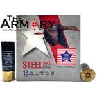 12 GA 3" Steel Shot BB Bird Shot (1-1/8oz) Stars and Stripes Ammo Case (250 rds)