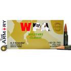 6.5 Grendel 100gr FMJ Wolf WPA Military Classic Ammo Brick (200 rds)